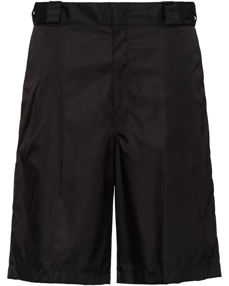 Prada Bermudas aus Gabardine - Schwarz Schwarz