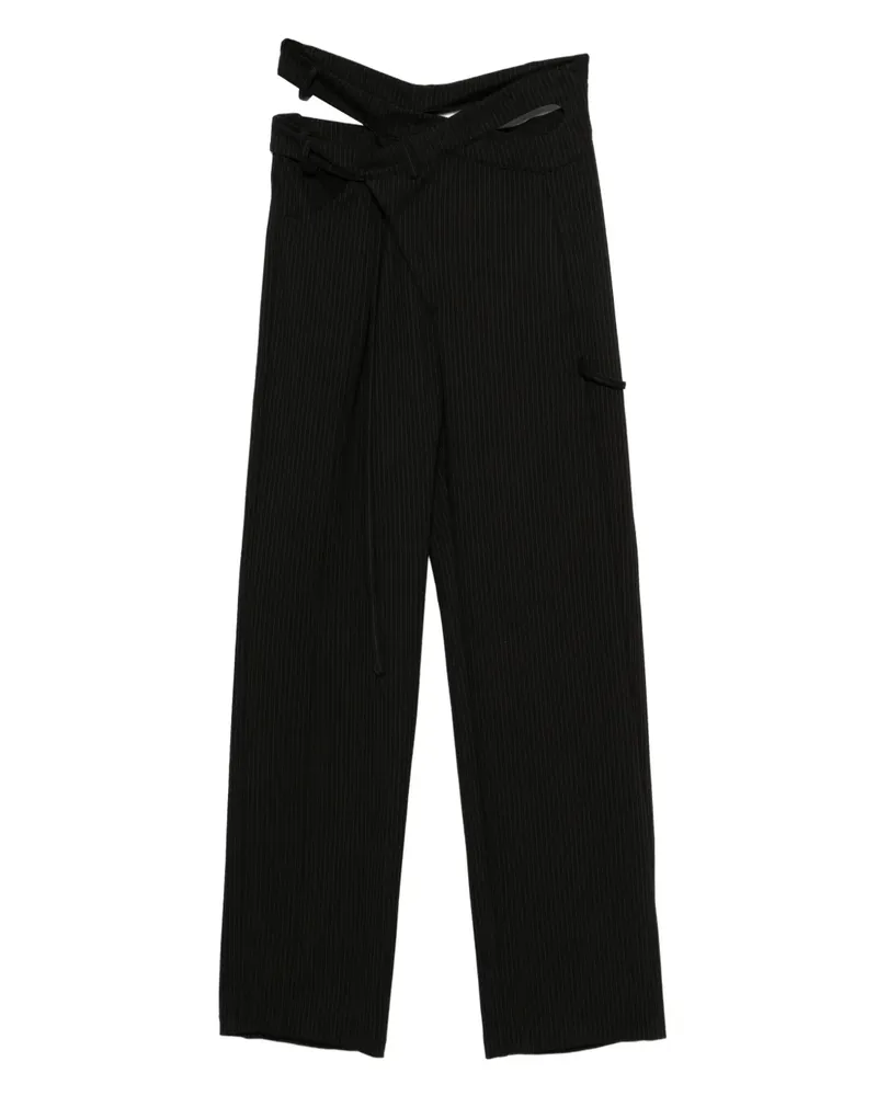 OTTOLINGER Gestrickte Hose im Wickelstil - Schwarz Schwarz