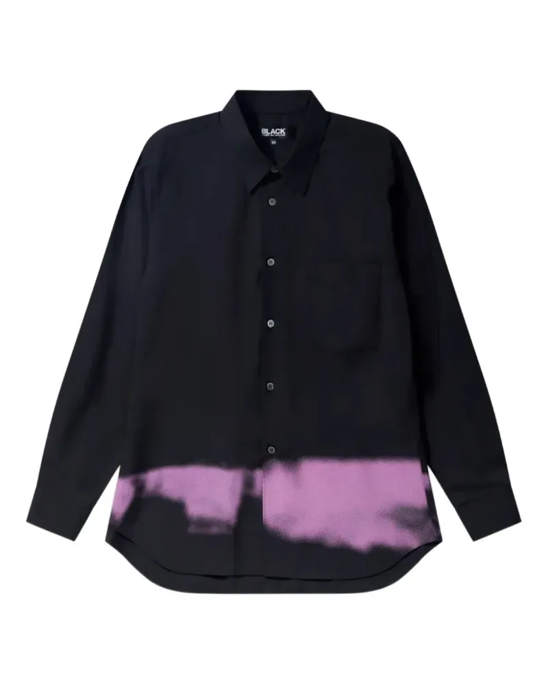 Comme des Garçons spray-paint shirt - Schwarz Schwarz