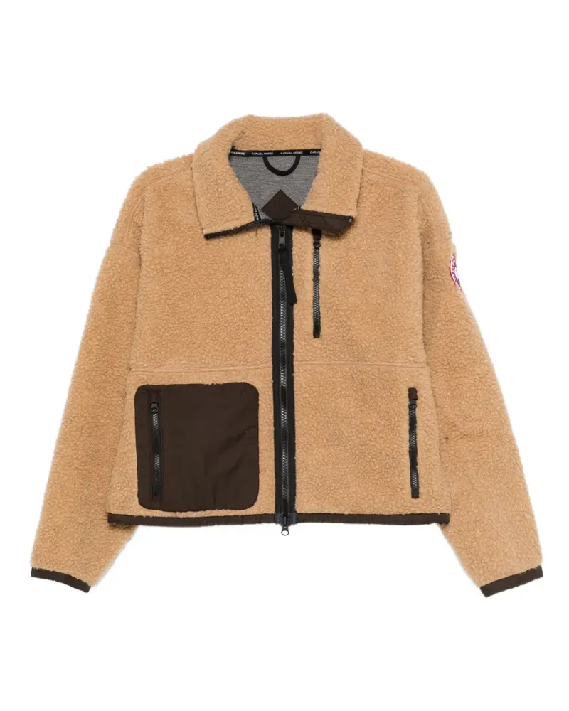 Canada Goose fleece zip-fastening jacket - Nude Nude