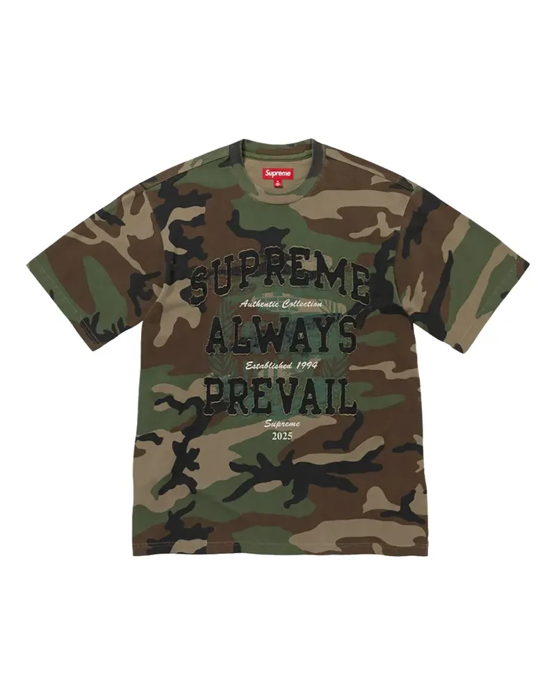Supreme Being camouflage short-sleeve T-shirt - Grün Grün