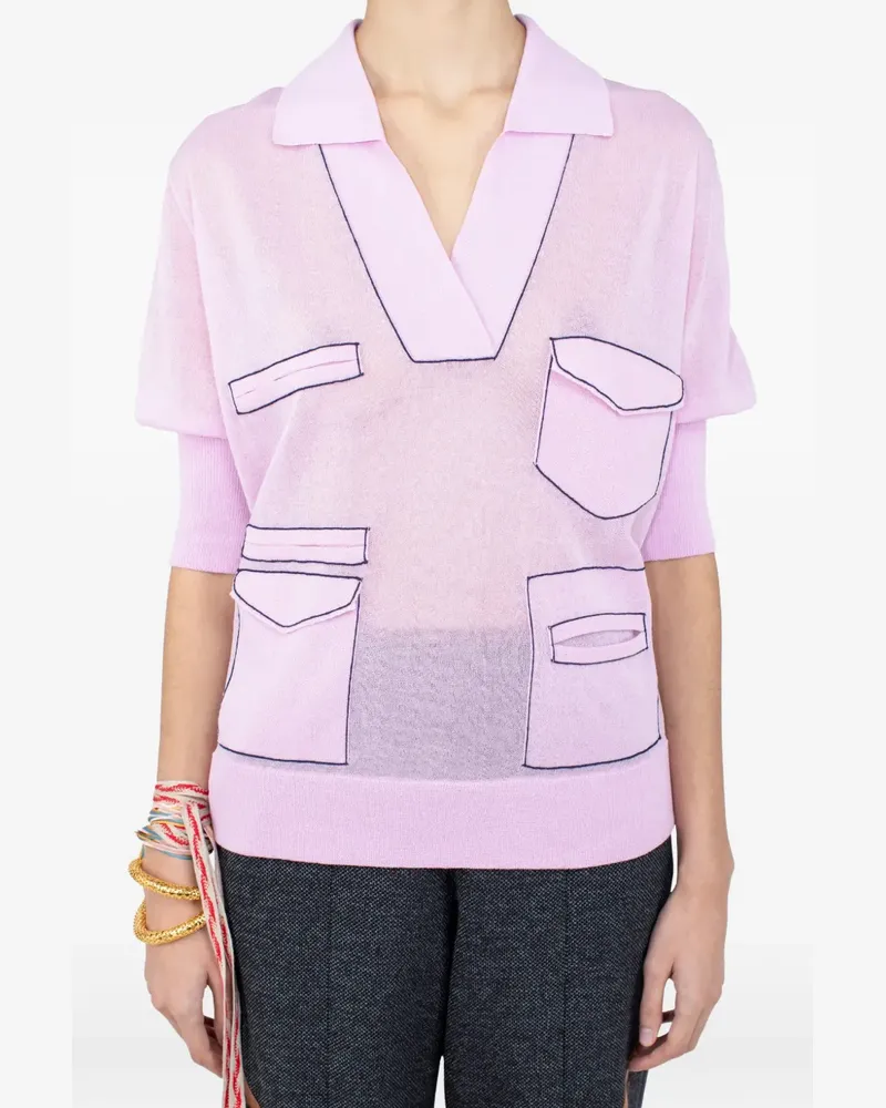 KIKO KOSTADINOV Kreiner polo shirt - Rosa Rosa