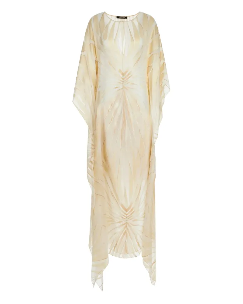 Roberto Cavalli Maxikleid aus Satin - Nude Nude