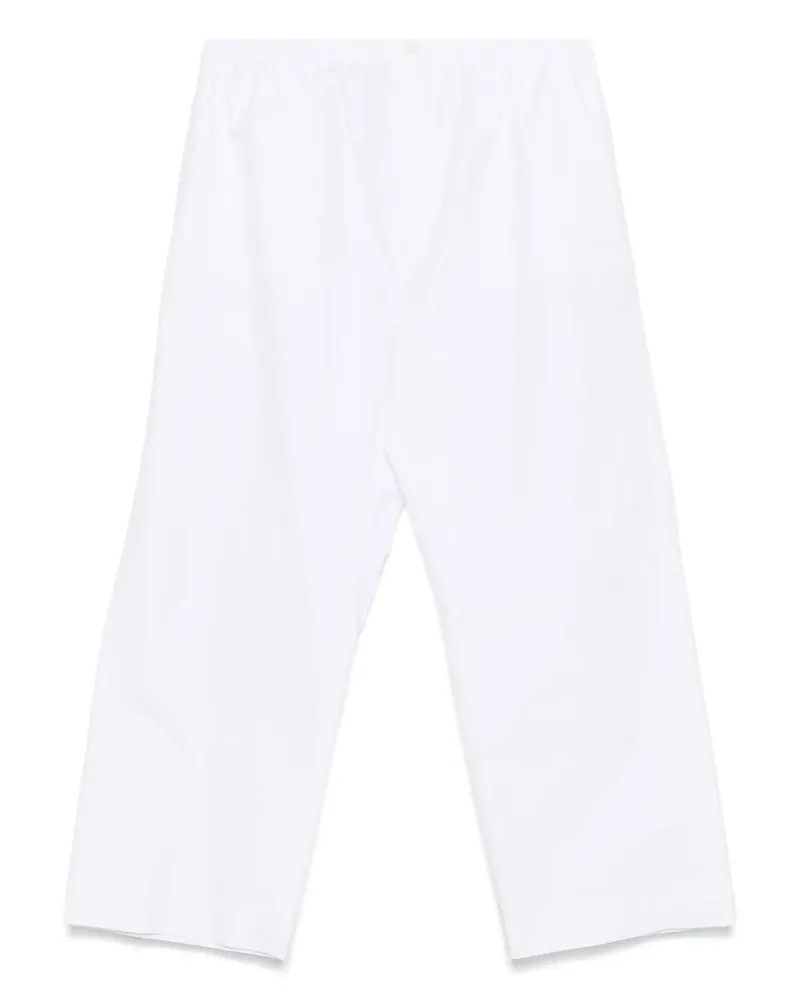 Carven Popeline-Hose - Weiß Weiß