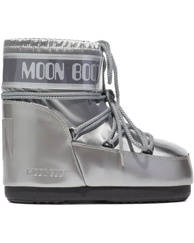 Moon Boot Icon lace-up snow boots - Silber Silber