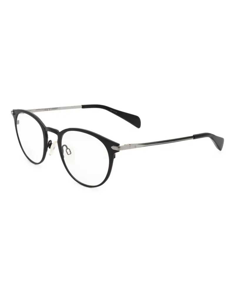 Rag & Bone Brille mit rundem Gestell - Schwarz Schwarz