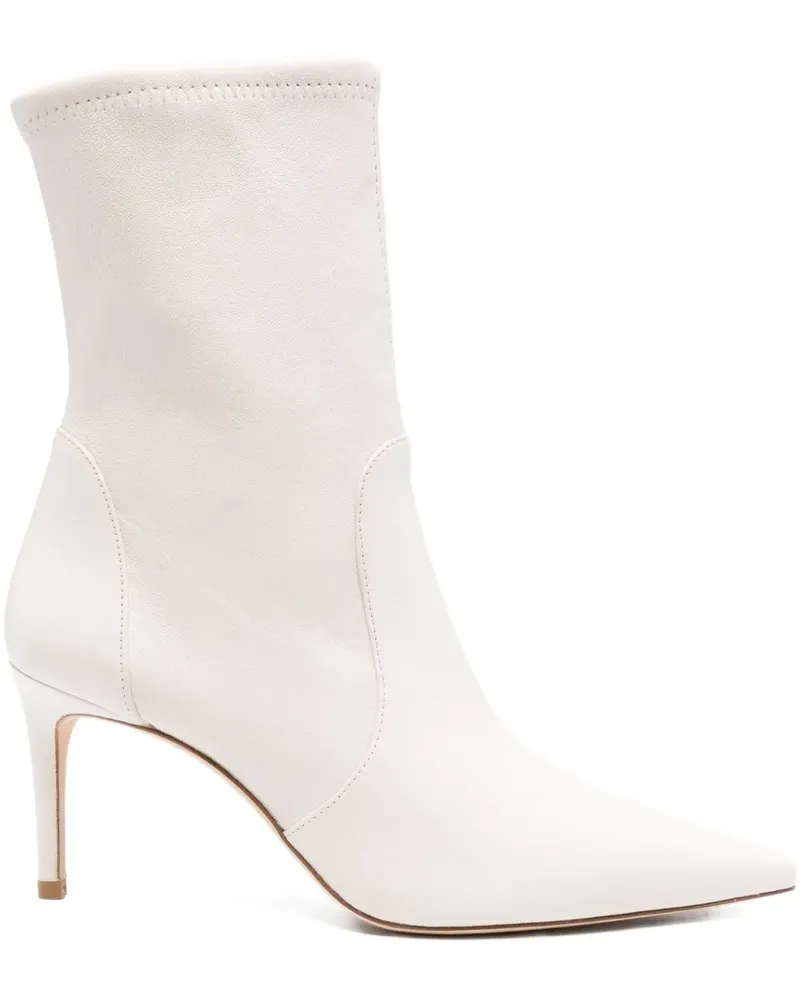 Stuart Weitzman Spitze Sock-Boots - Weiß Weiß