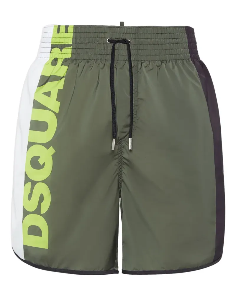 Dsquared2 colourblock swim shorts - Grün Grün