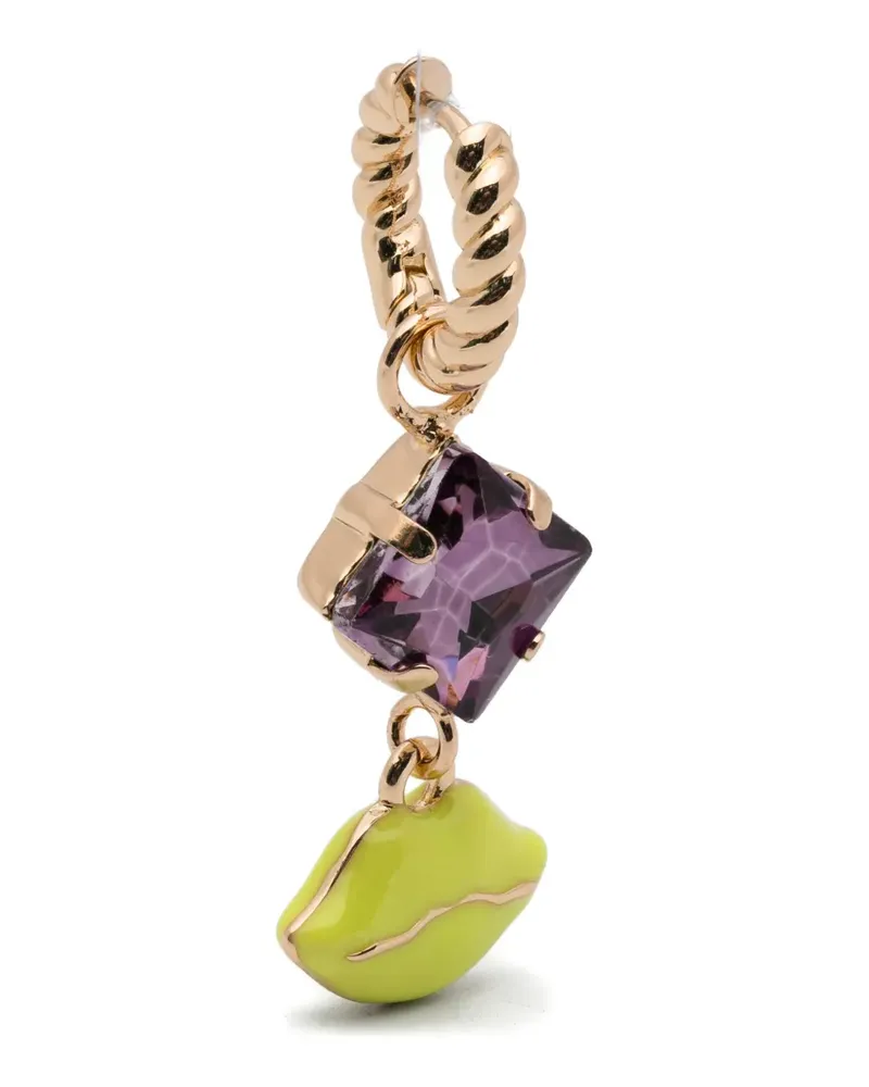 Essentiel charm beaded earrings - Gold Gold