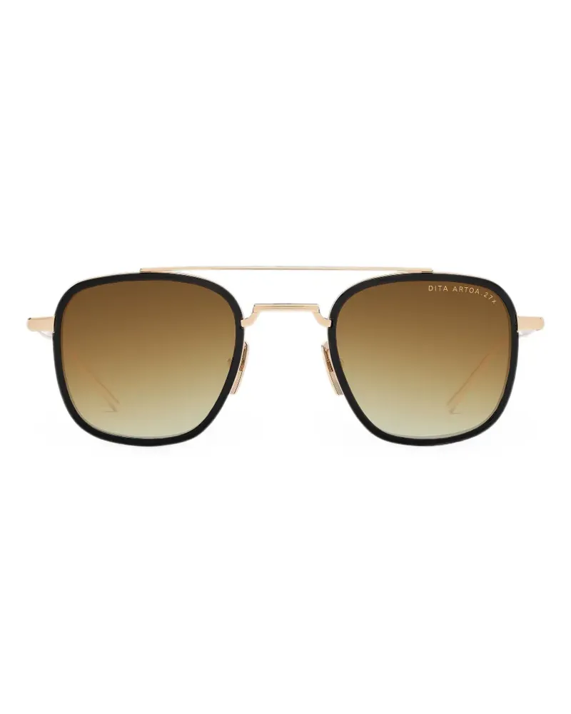 DITA Artoa 27x Sonnenbrille mit eckigem Gestell - Schwarz Schwarz