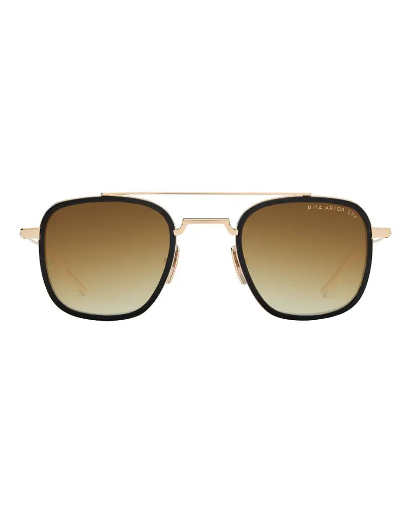 DITA Artoa 27x Sonnenbrille mit eckigem Gestell - Schwarz Schwarz