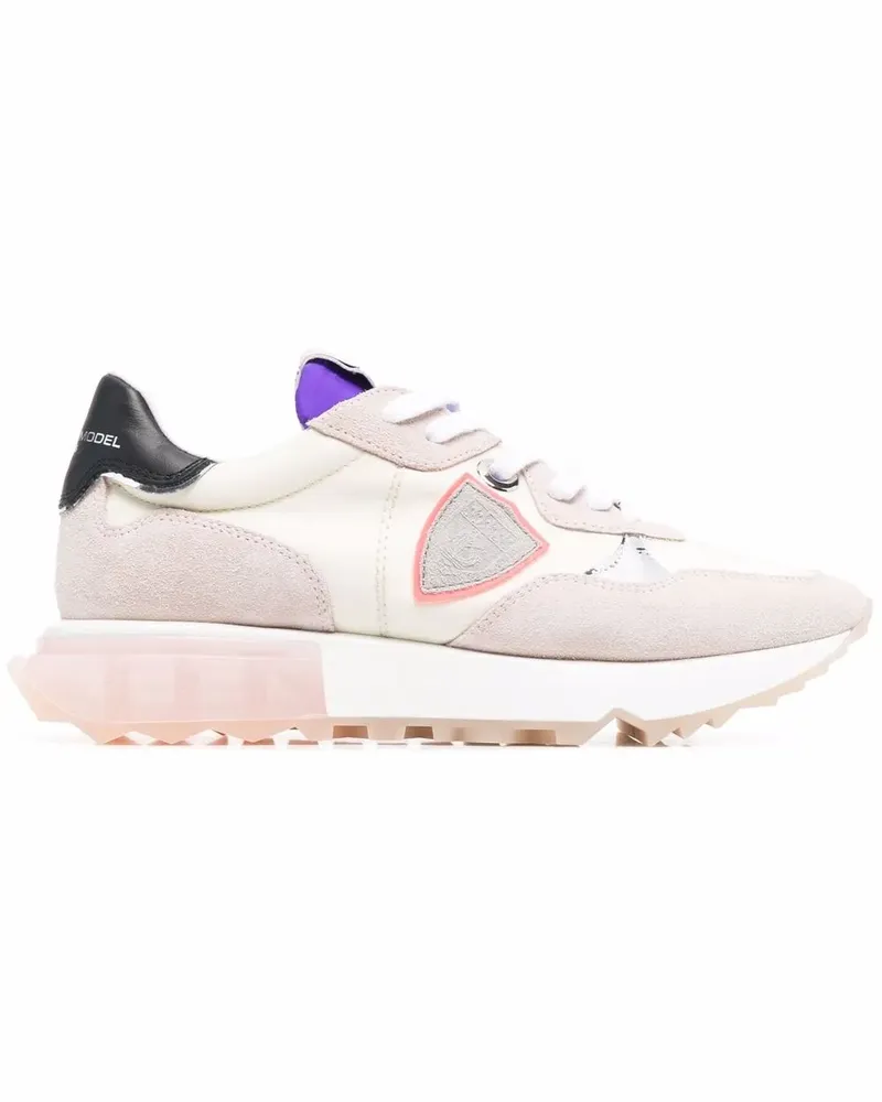 Philippe Model Sneakers in Colour-Block-Optik - Nude Nude