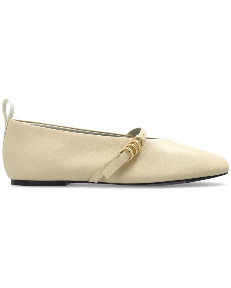 Rag & Bone Ballerinas mit eckiger Kappe - Nude Nude