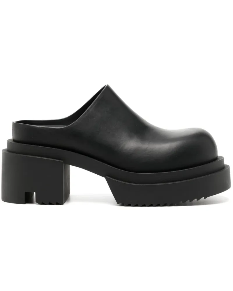 Rick Owens Mules 75mm Schwarz