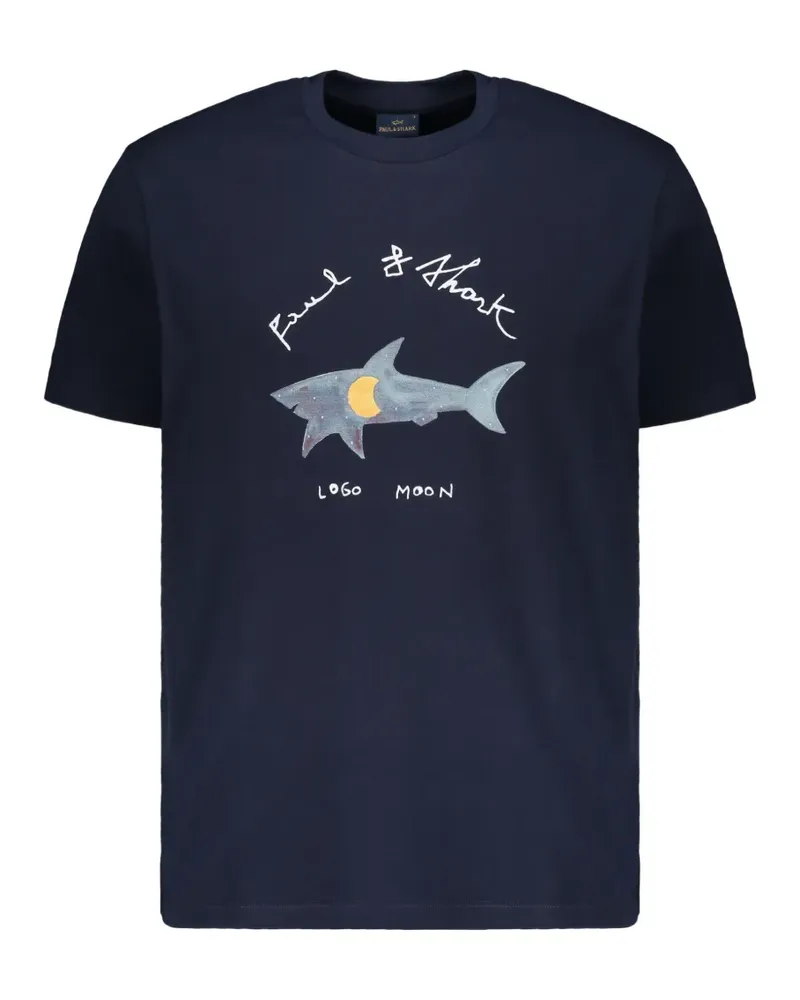 Paul & Shark T-Shirt mit grafischem Print - Blau Blau