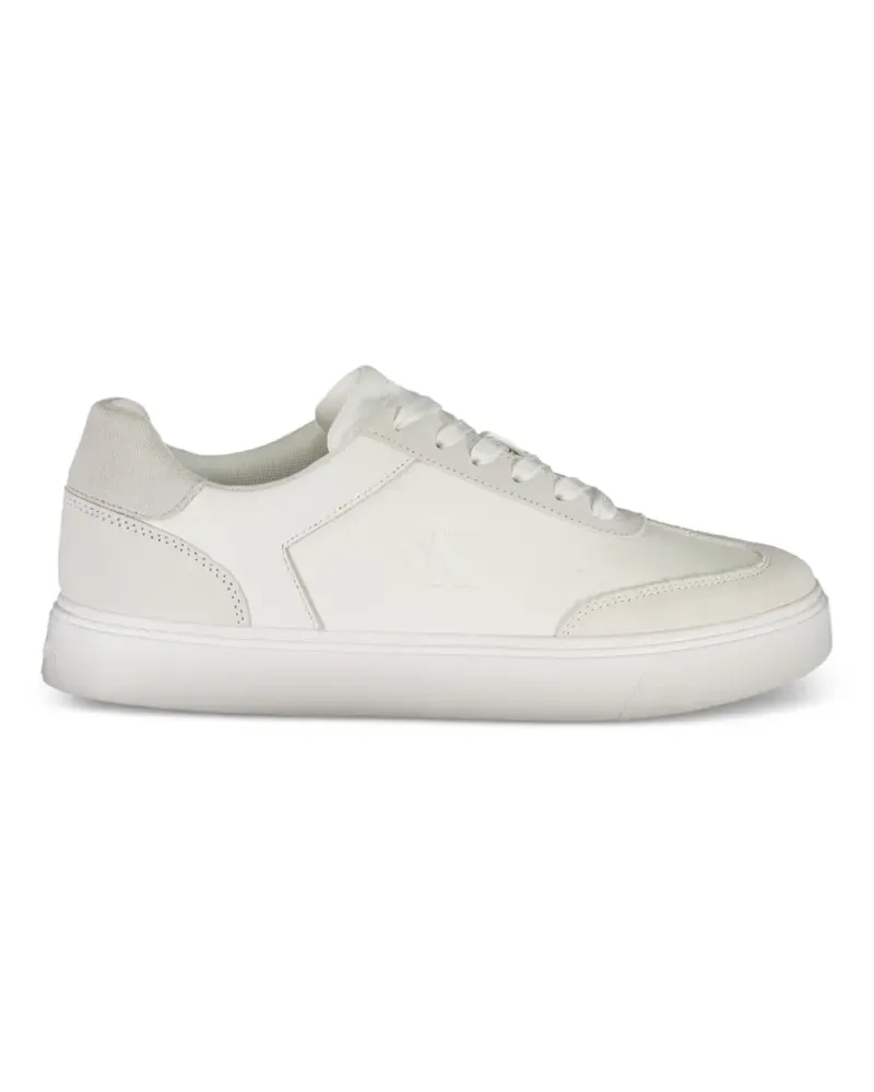 Calvin Klein panelled leather sneakers - Weiß Weiß