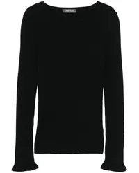 philo-sofie Zweifarbiger Pullover Schwarz