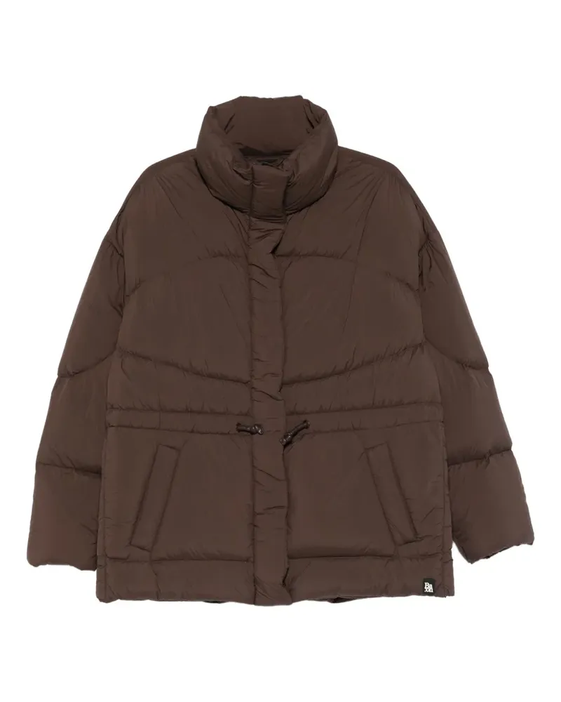 Bacon Daunenmantel mit Kordelzug - Braun Braun