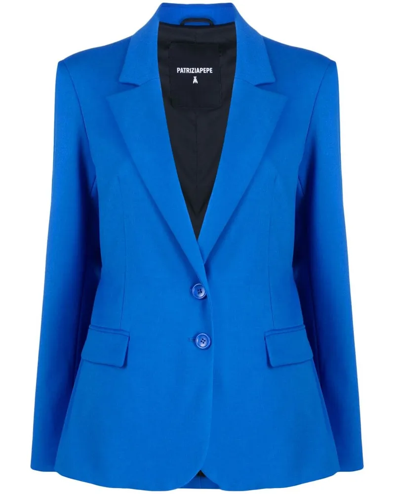 Patrizia Pepe Blazer mit zwei Knöpfen Blau