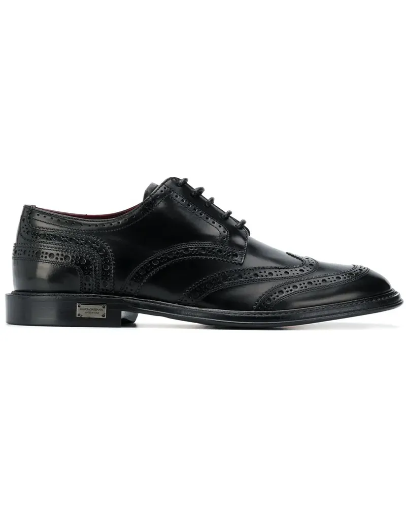 Dolce & Gabbana Klassische Budapester - Schwarz Schwarz