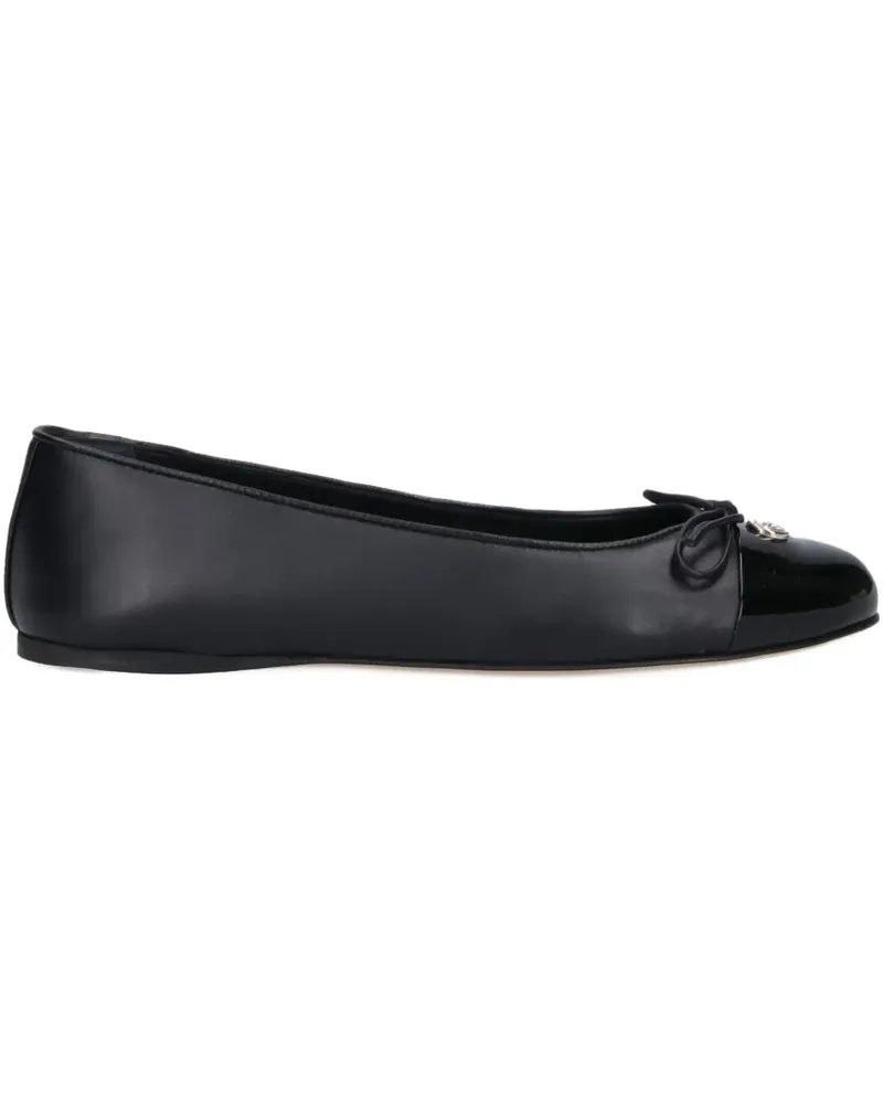 Gucci Ballerinas mit Logo - Schwarz Schwarz