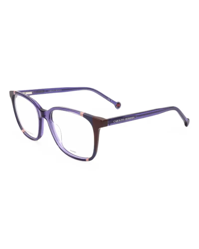 Carolina Herrera New York Brille mit eckigem Gestell - Violett Violett