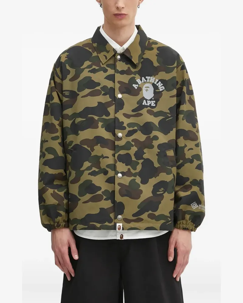 BAPE Jacke mit Camouflage-Print - Grün Grün