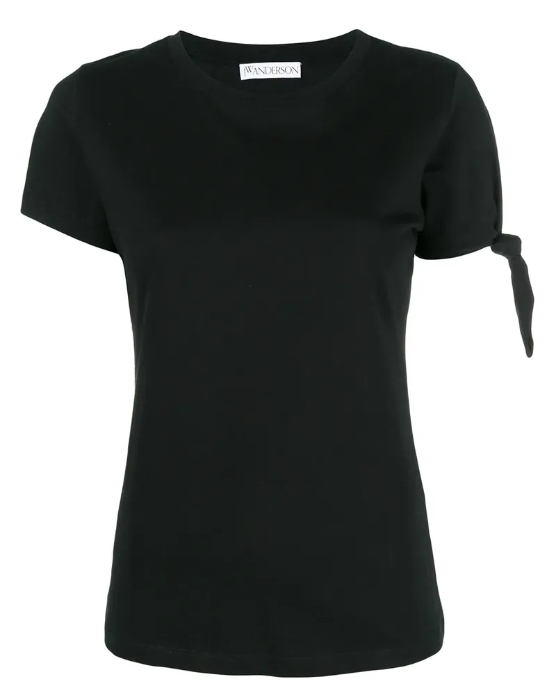 J.W.Anderson T-Shirt mit Knotendetail - Schwarz Schwarz