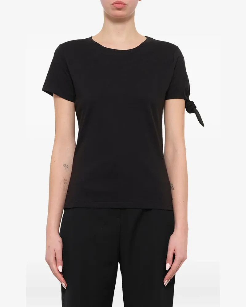 J.W.Anderson T-Shirt mit Knotendetail - Schwarz Schwarz