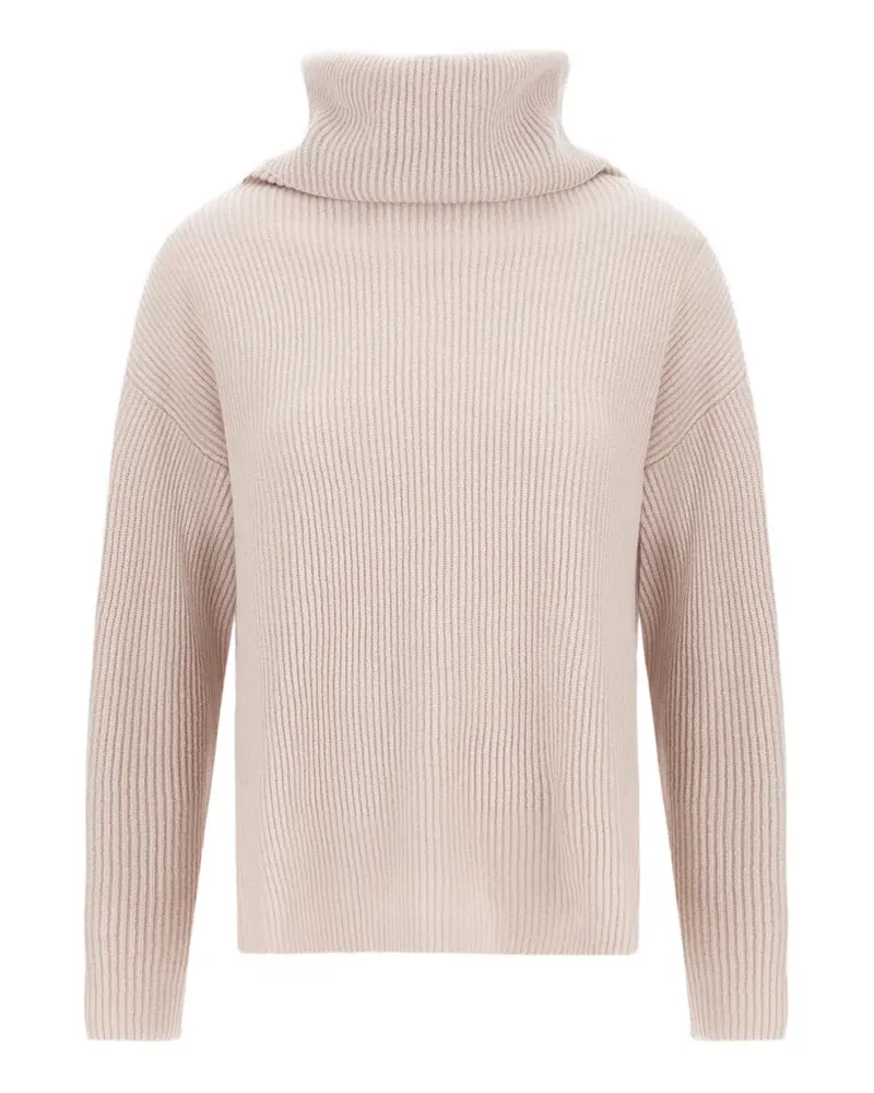 Herno Gerippter Strickpullover - Nude Nude