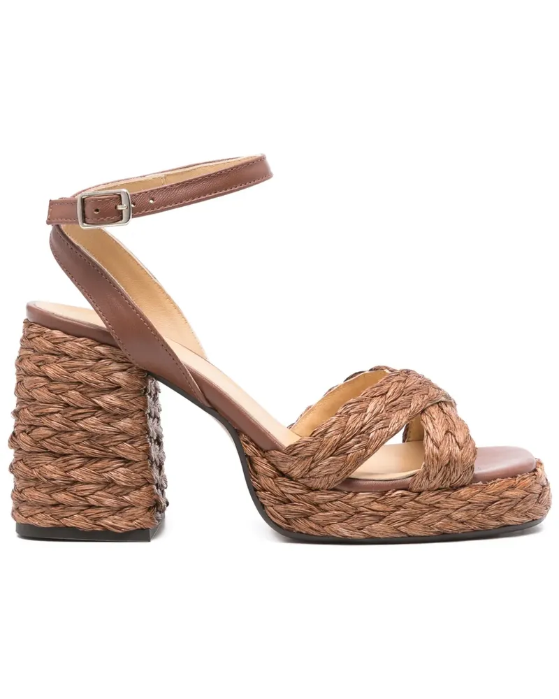 Castañer Valeriette Sandalen 90mm - Braun Braun