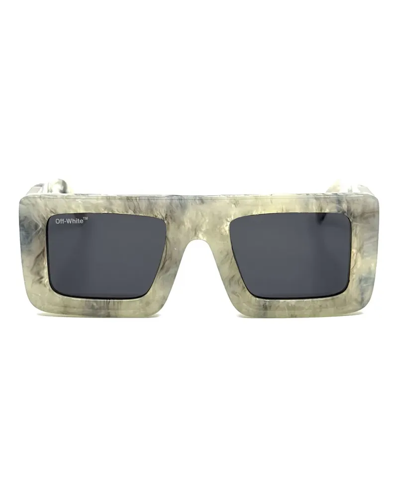 OFF-WHITE Eckige Leonard Sonnenbrille - Grau Grau
