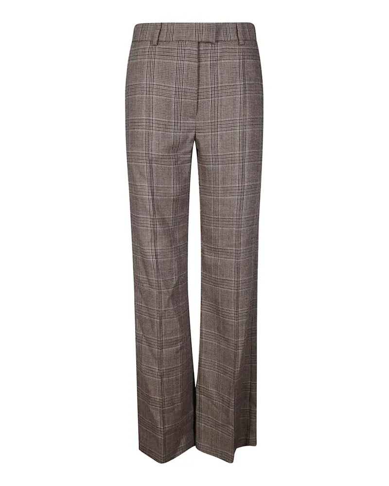 A.P.C. Jude check-pattern wool trousers - Braun Braun