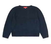 Pullover mit Rundhalsausschnitt - Blau