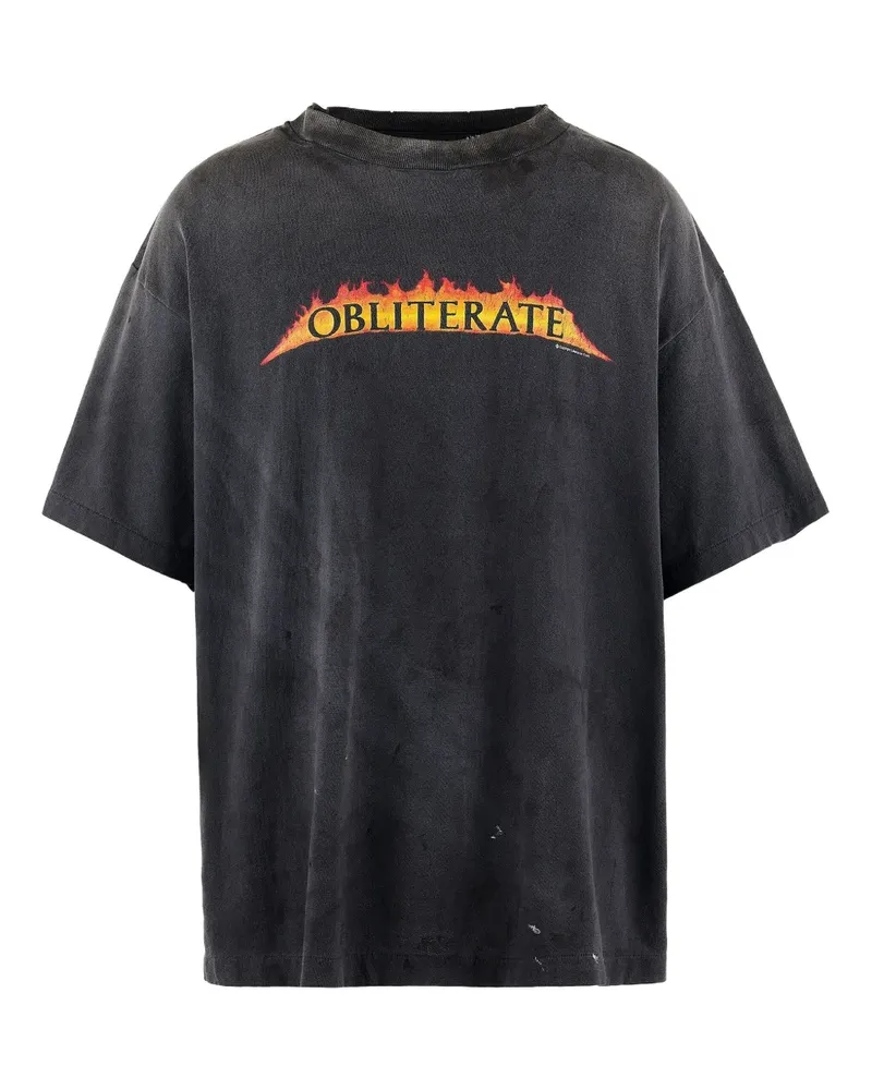 SAINT MXXXXXX Obliterate T-Shirt - Schwarz Schwarz