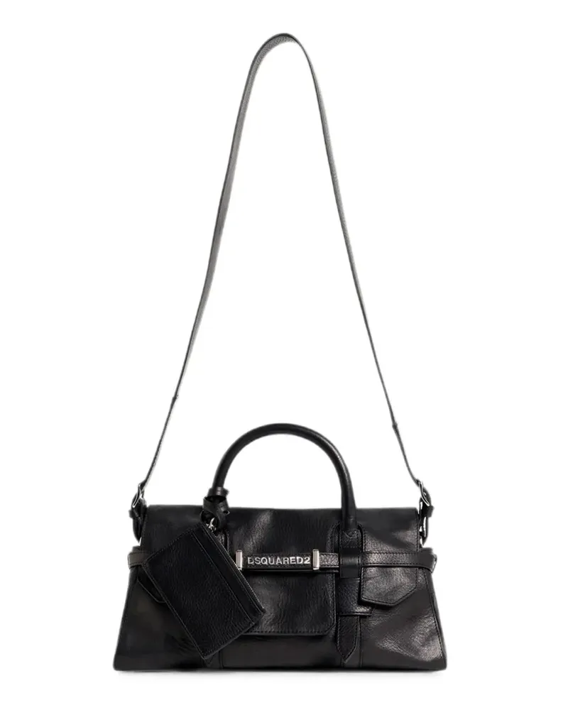 Dsquared2 Twin Handtasche - Schwarz Schwarz