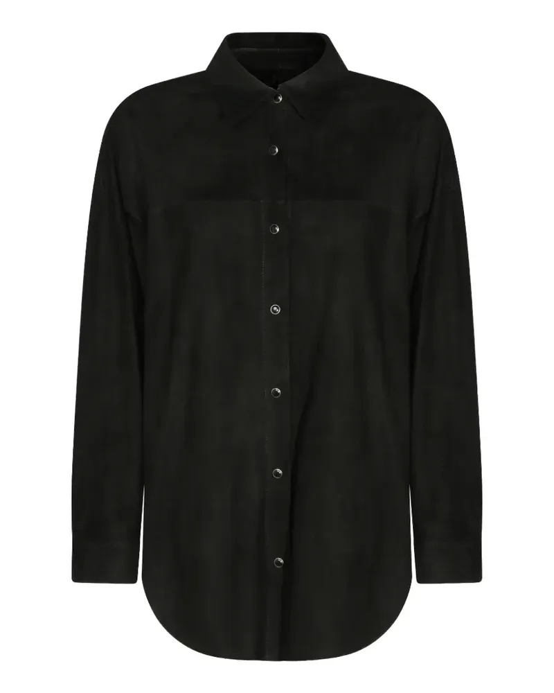 Salvatore Santoro fringed suede jacket - Schwarz Schwarz