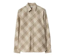 Kariertes Hemd - Nude