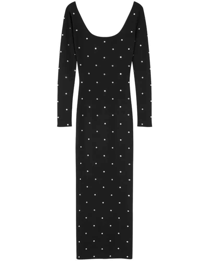 Versace Cielo Stellato Maxikleid - Schwarz Schwarz