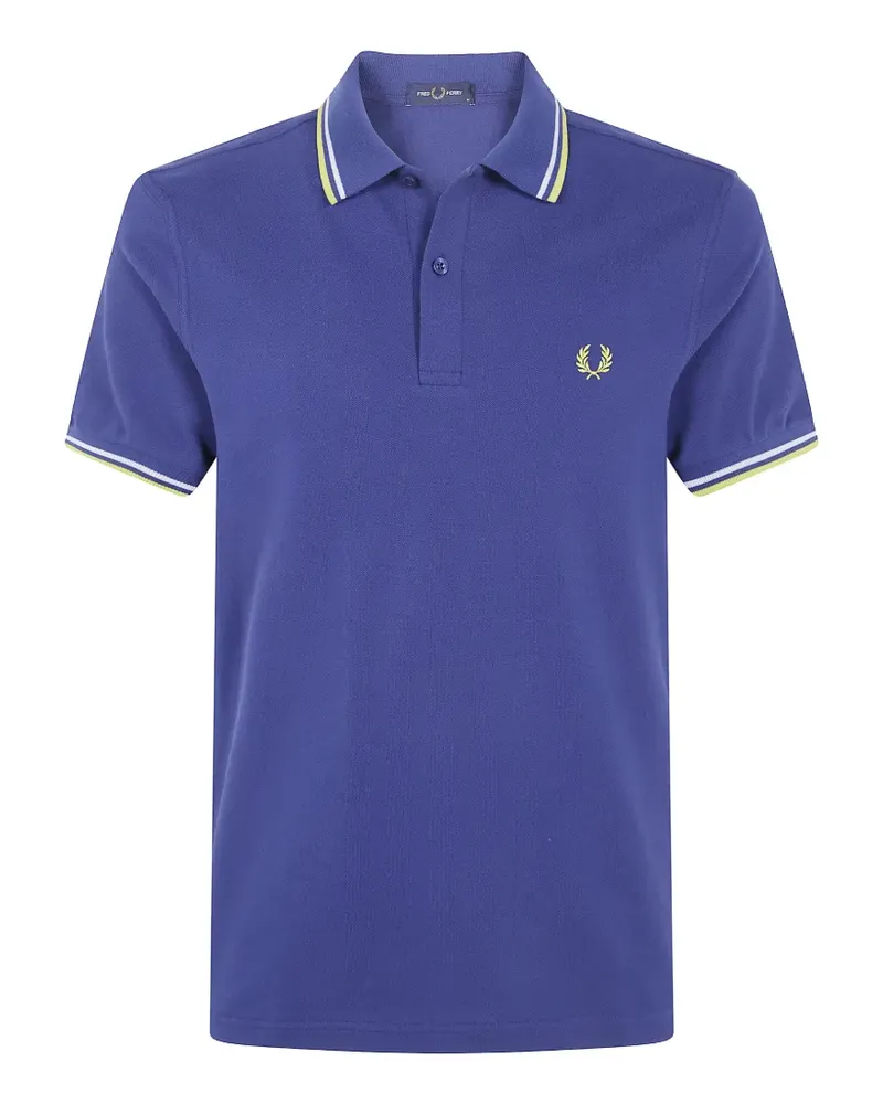 Fred Perry cotton polo shirt - Blau Blau