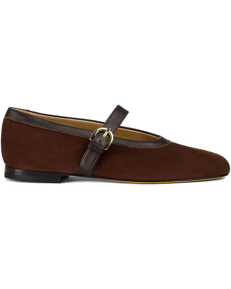 Doucal´s suede ballet flat - Braun Braun