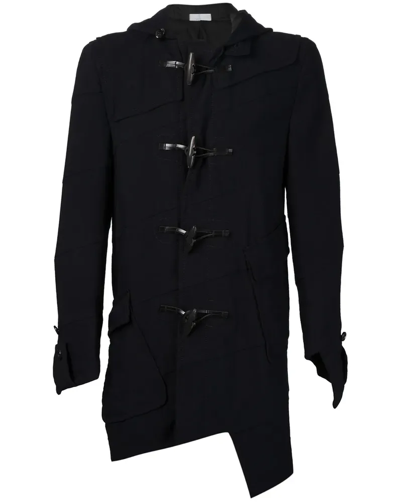 Comme des Garçons Asymmetrischer Dufflecoat - Blau Blau
