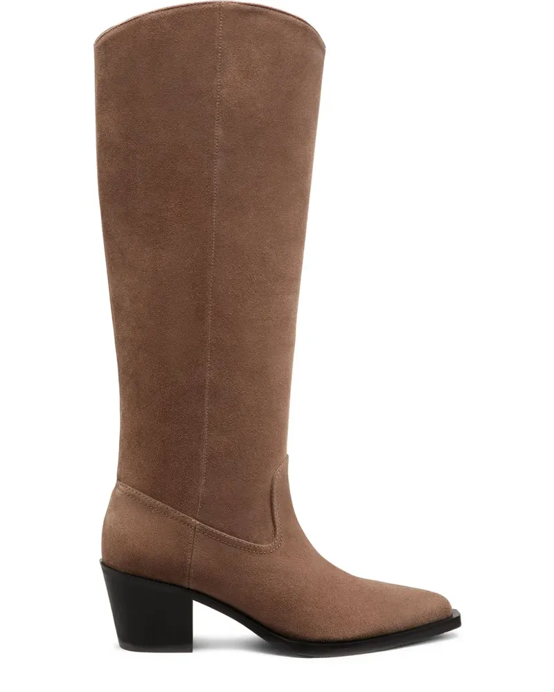 Stuart Weitzman Tate Stiefel 64mm - Braun Braun
