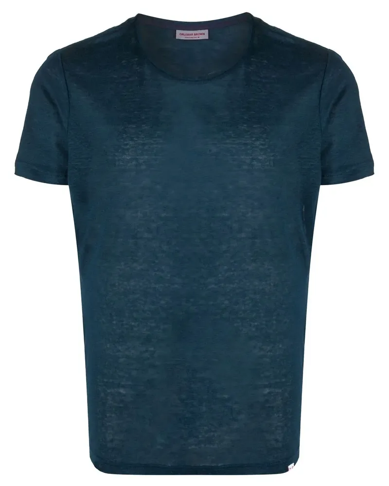 Orlebar Brown T-Shirt mit rundem Ausschnitt - Blau Blau