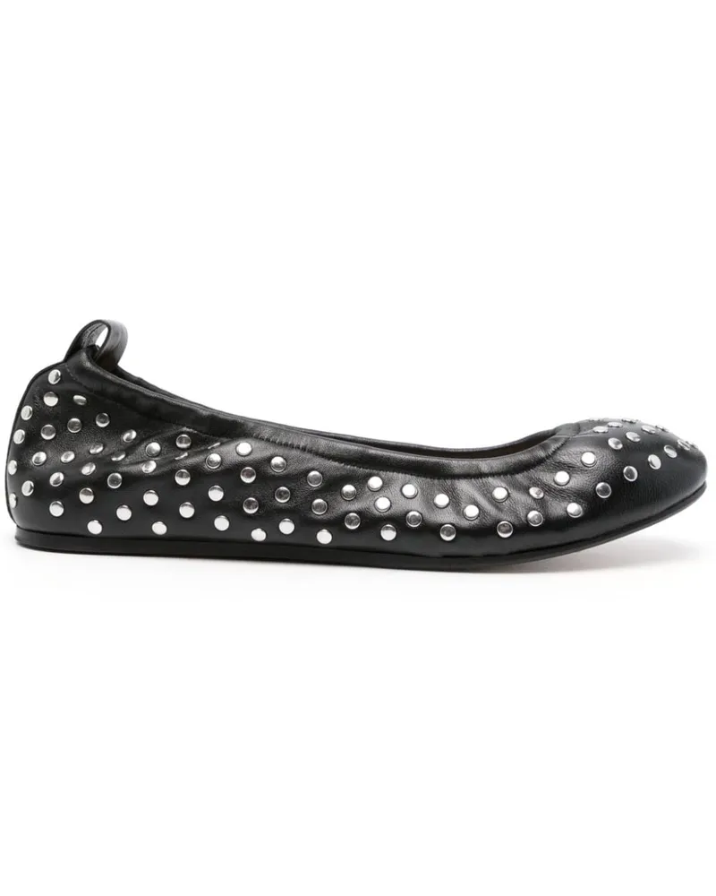 Isabel Marant Belna Ballerinas mit Nieten - Schwarz Schwarz