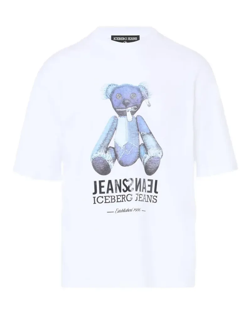 Iceberg graphic-print crew-neck T-shirt - Weiß Weiß