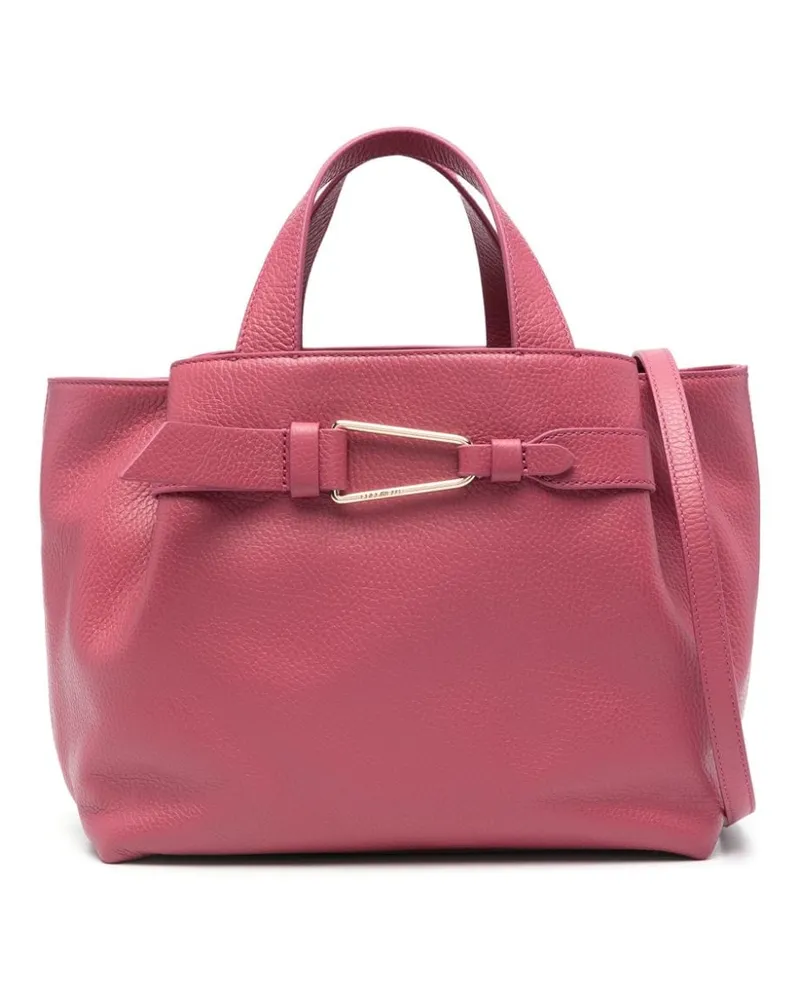 Coccinelle Shopper mit Logo-Prägung Rosa