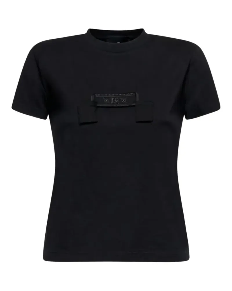 John Richmond T-Shirt mit Logo-Detail - Schwarz Schwarz