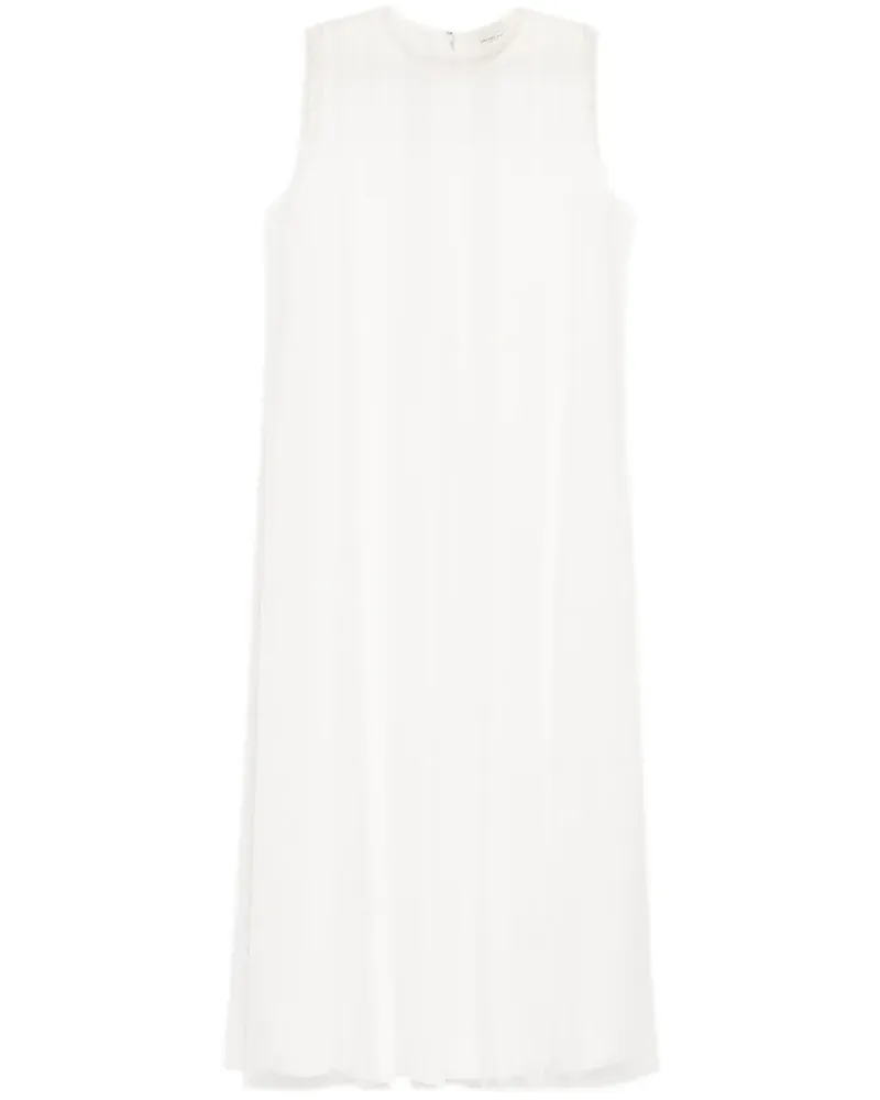 SHATHA ESSA Kleid mit Schlitz - Weiß Weiß