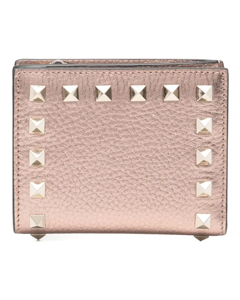 Valentino Garavani Rockstud leather wallet - Rosa Rosa